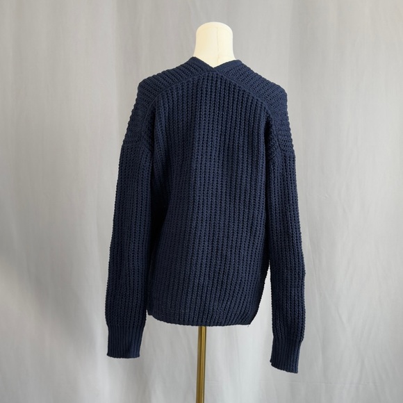 American Eagle Outfitters Navy Open-Front Cardigan - Picture 3 of 4